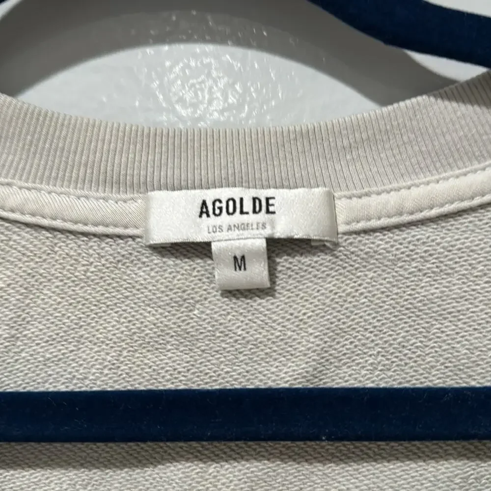 AGolde Women’s Sweatshirt Basic Loungewear Top Comfortable Travel V-neck - Picture 3 of 9